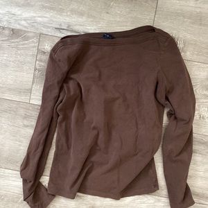 GAP brown long sleeve T
